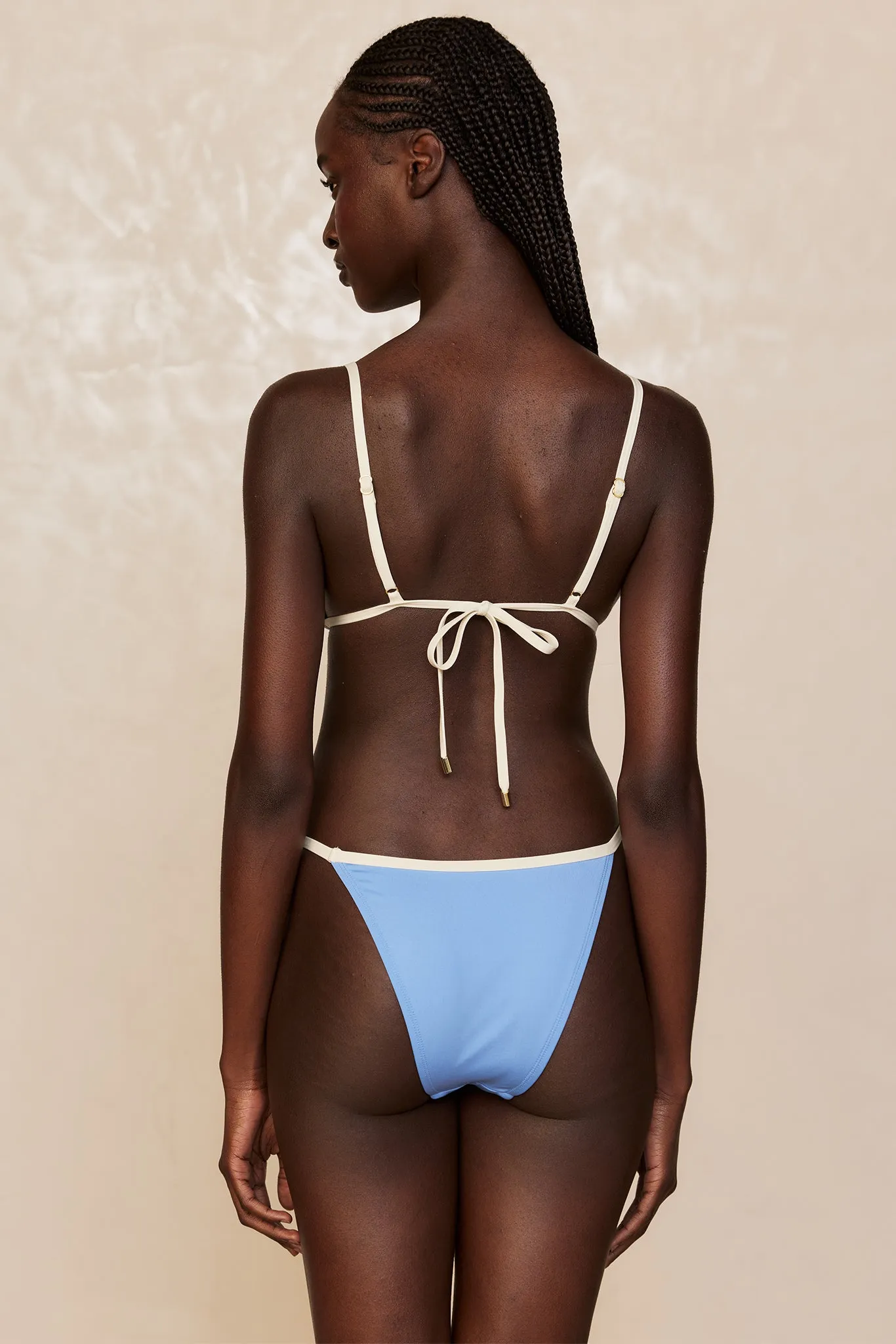 Barbados Top - Azure/Ivory