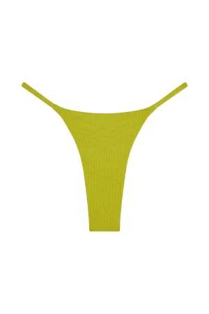 Brazil Thong - Chartreuse Summer Plaid