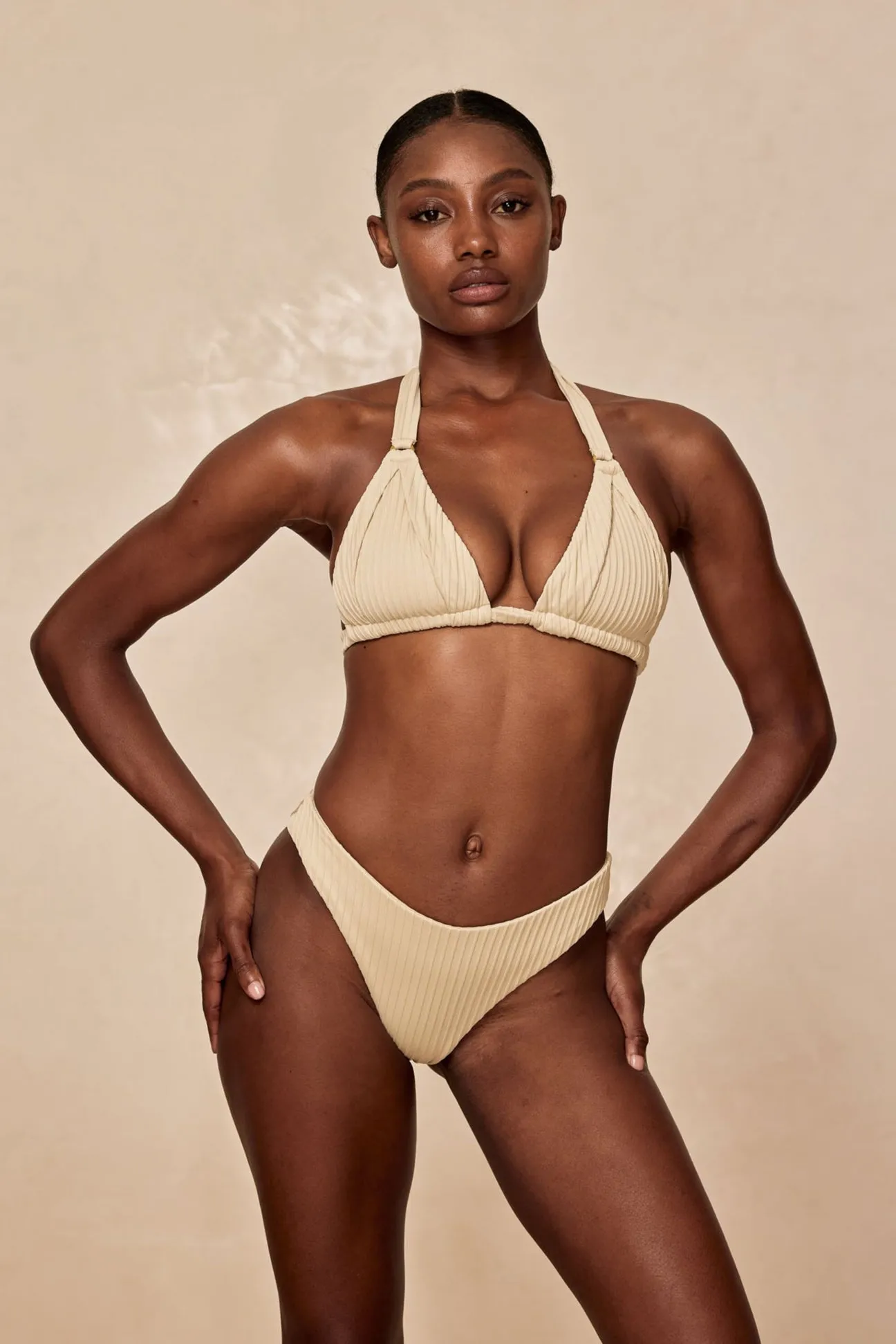 Byron Bottom - Vanilla Matte Rib