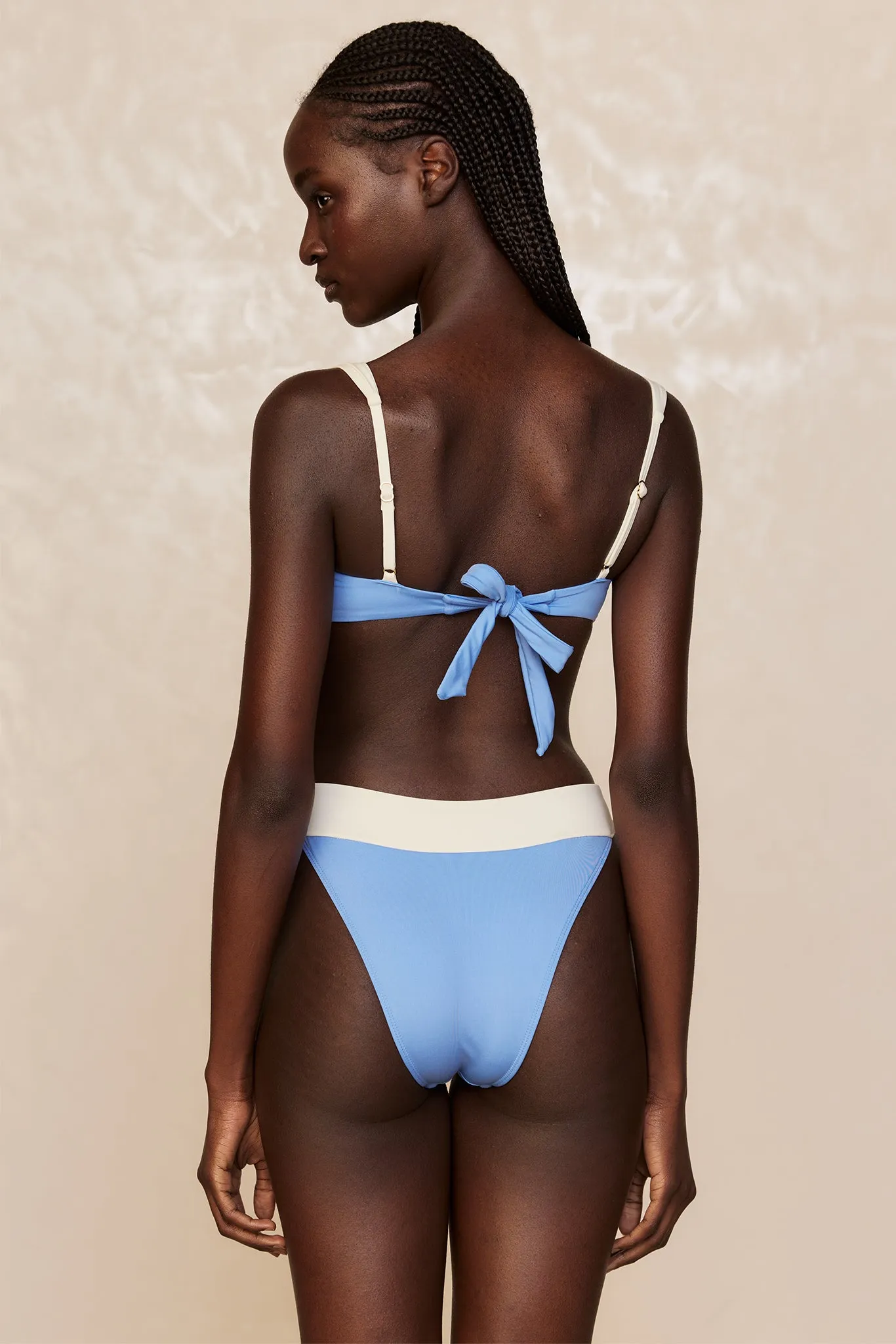 Cala Roja Top - Azure/Ivory