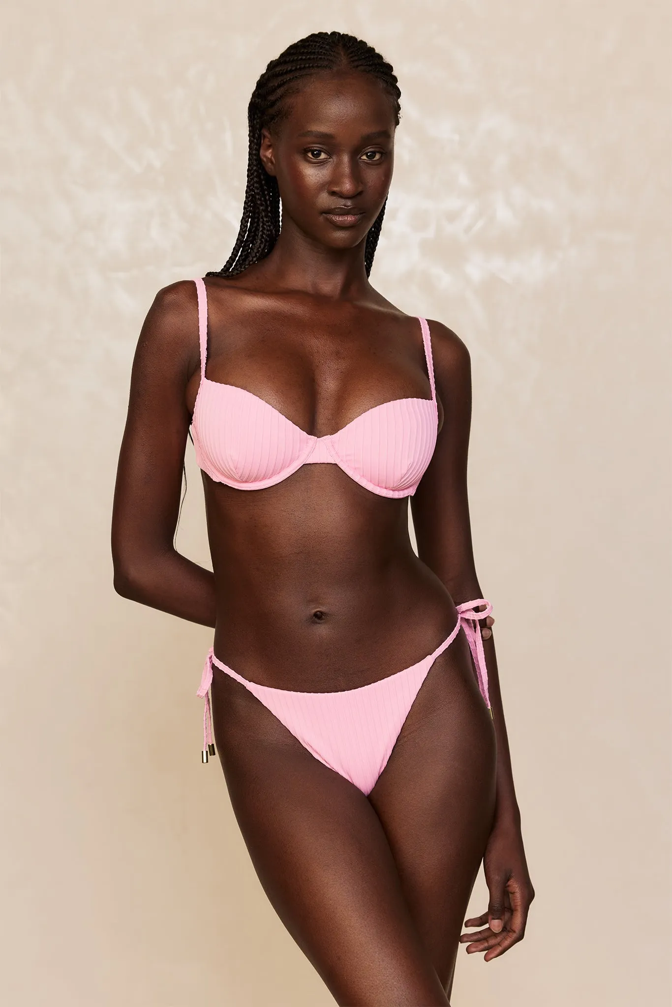 Capri Top - Cherry Blossom Matte Rib