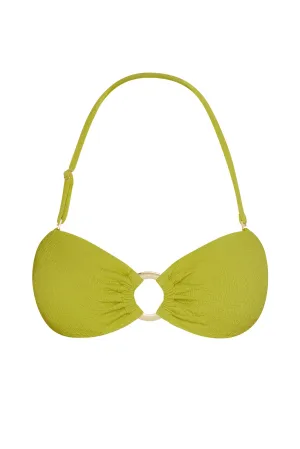 Costa Rica Top - Chartreuse Summer Plaid