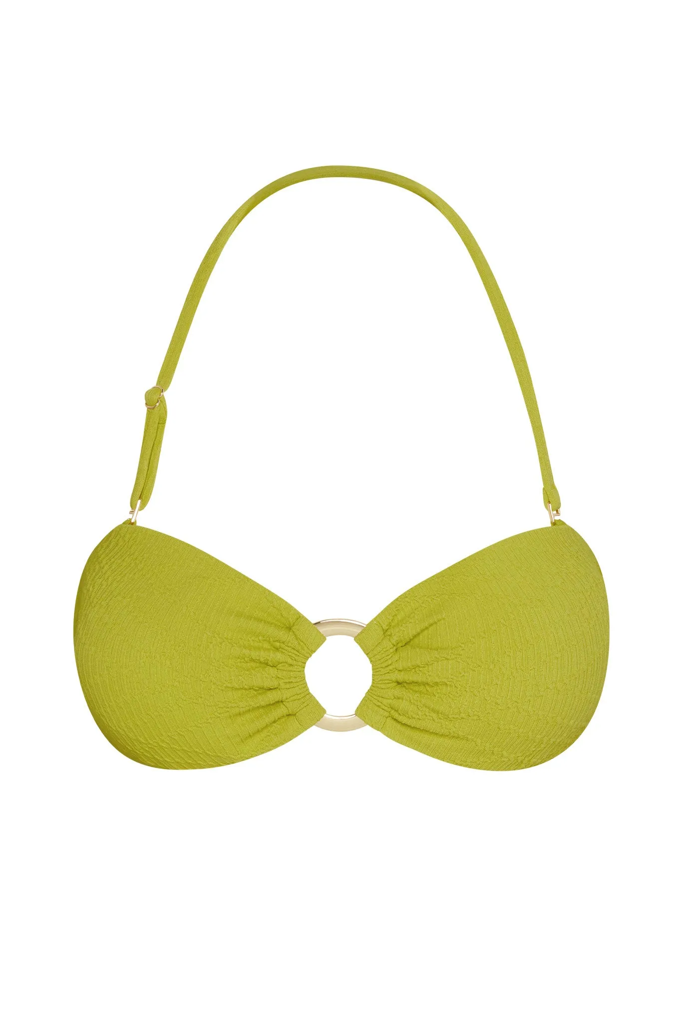 Costa Rica Top - Chartreuse Summer Plaid