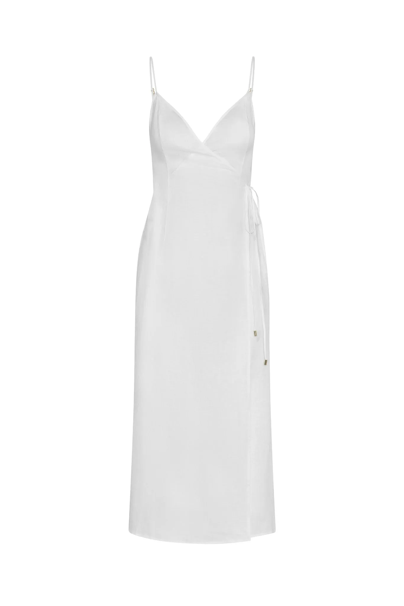 Levanzo Dress - White Linen