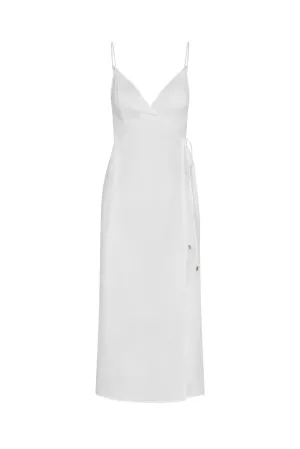 Levanzo Dress - White Linen