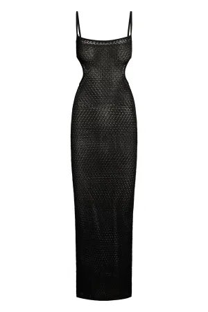 Marrakesh Dress - Black Lace Crochet