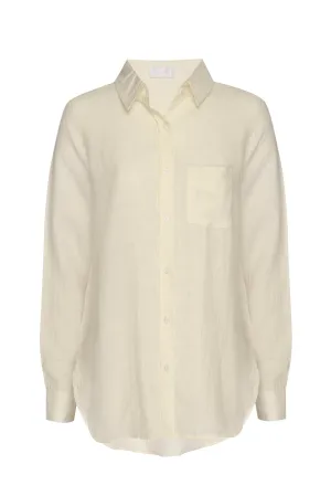 Monaco Linen Shirt - Ivory