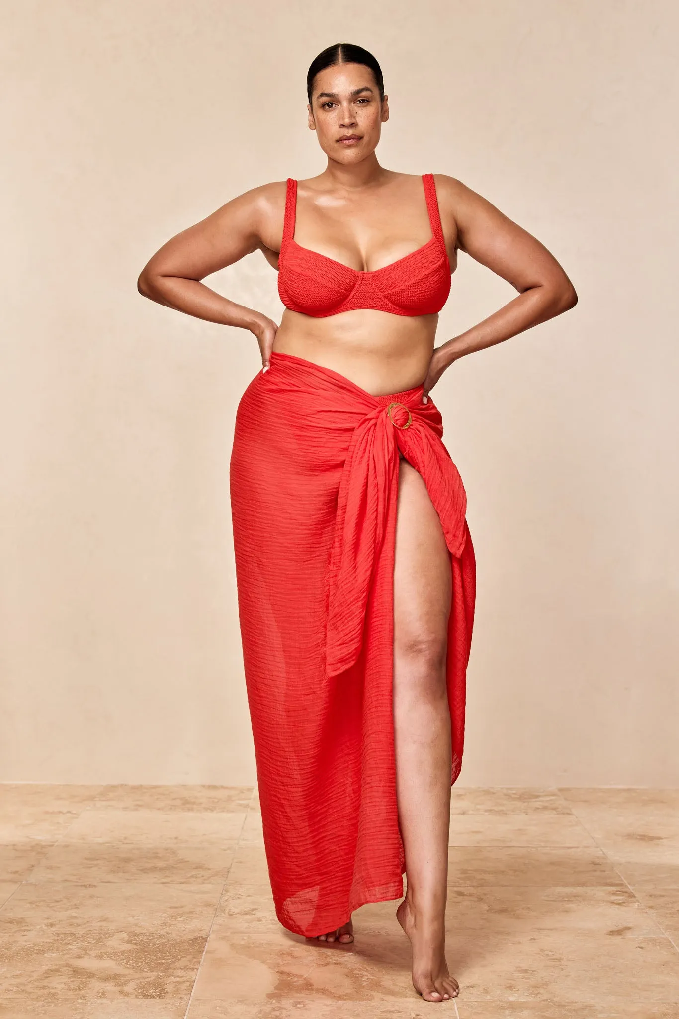 Monday Sarong Buckle - Gold