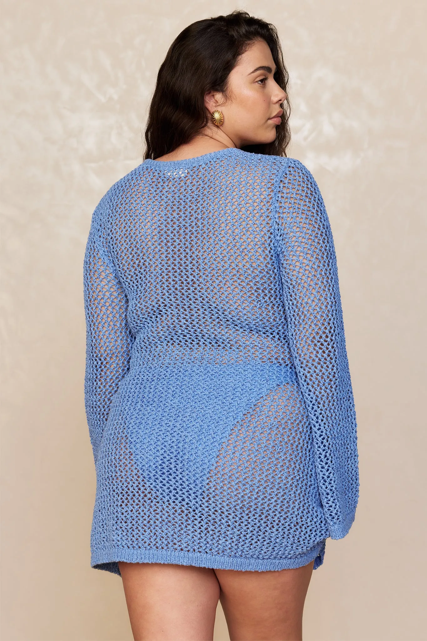 Montego Mini Dress - Azure Petit Crochet