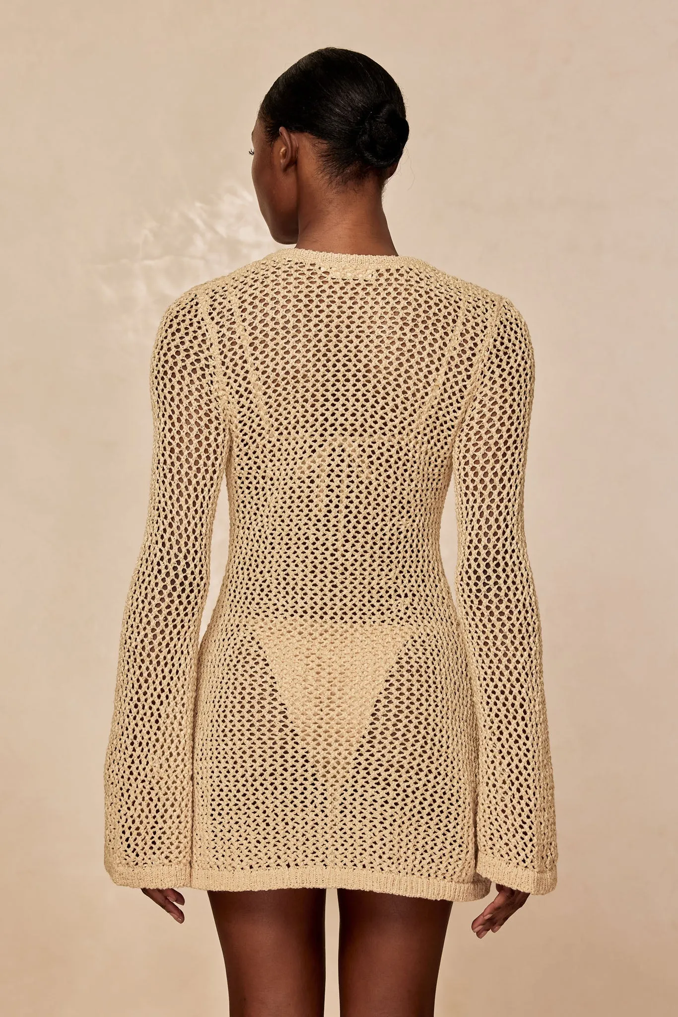 Montego Mini Dress - Vanilla Petit Crochet