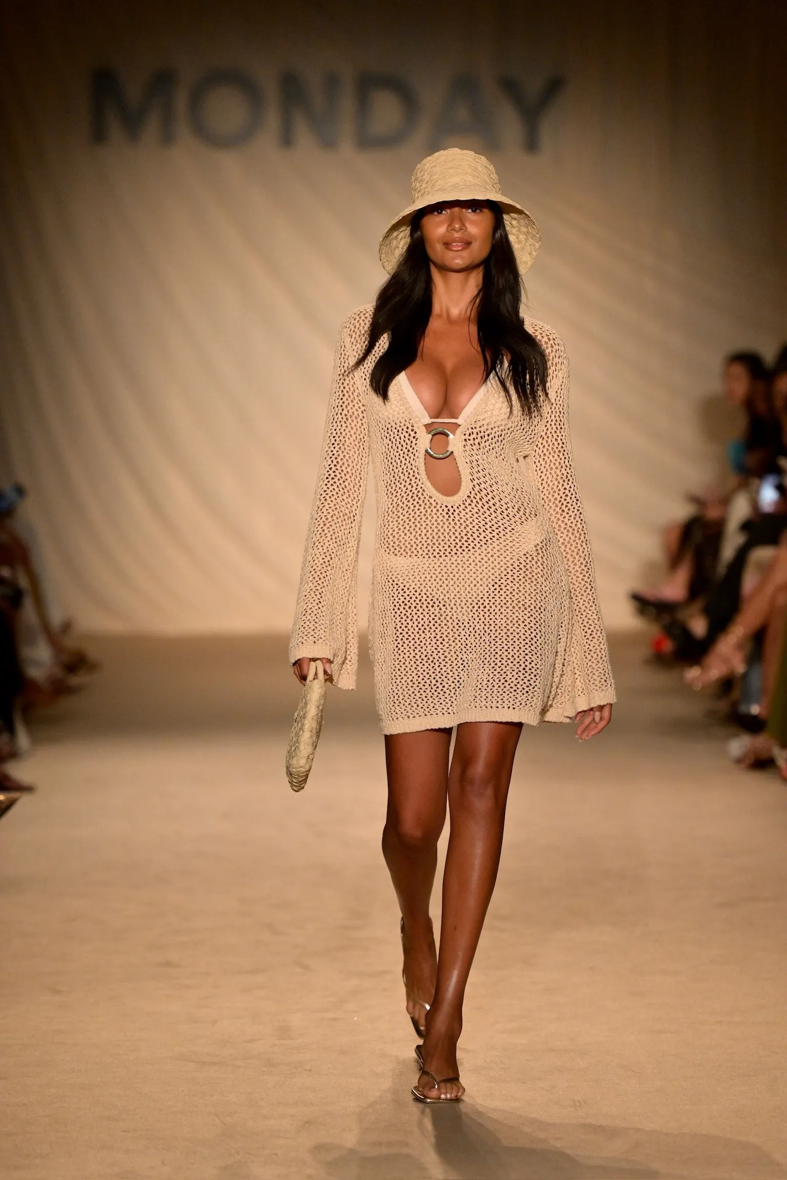 Montego Mini Dress - Vanilla Petit Crochet