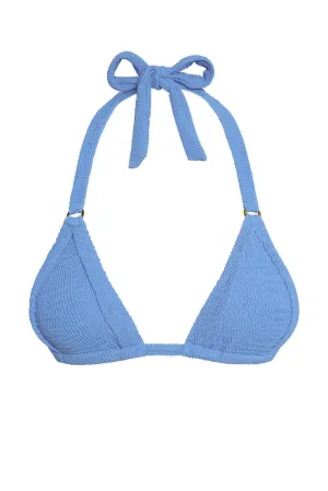 Morocco Top - Azure Crinkle
