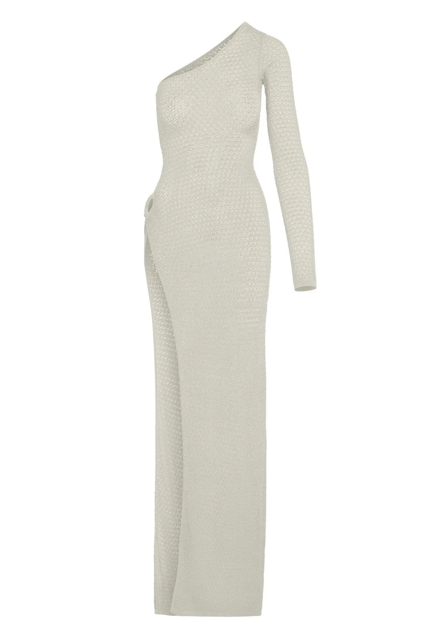 Palermo Dress - Ivory Lurex Lace Crochet