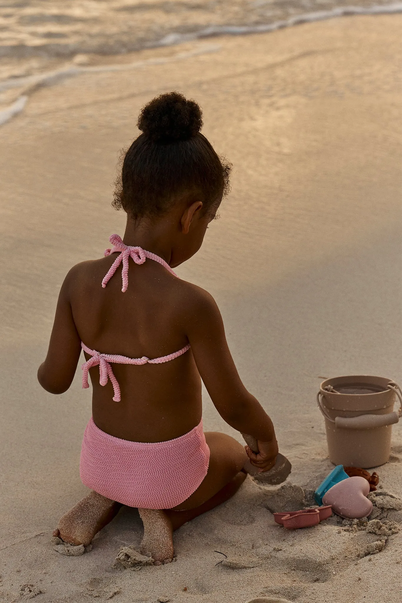 Palma Top & Seychelles Bottom Set - Cherry Blossom Crinkle