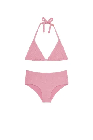 Palma Top & Seychelles Bottom Set - Cherry Blossom Crinkle