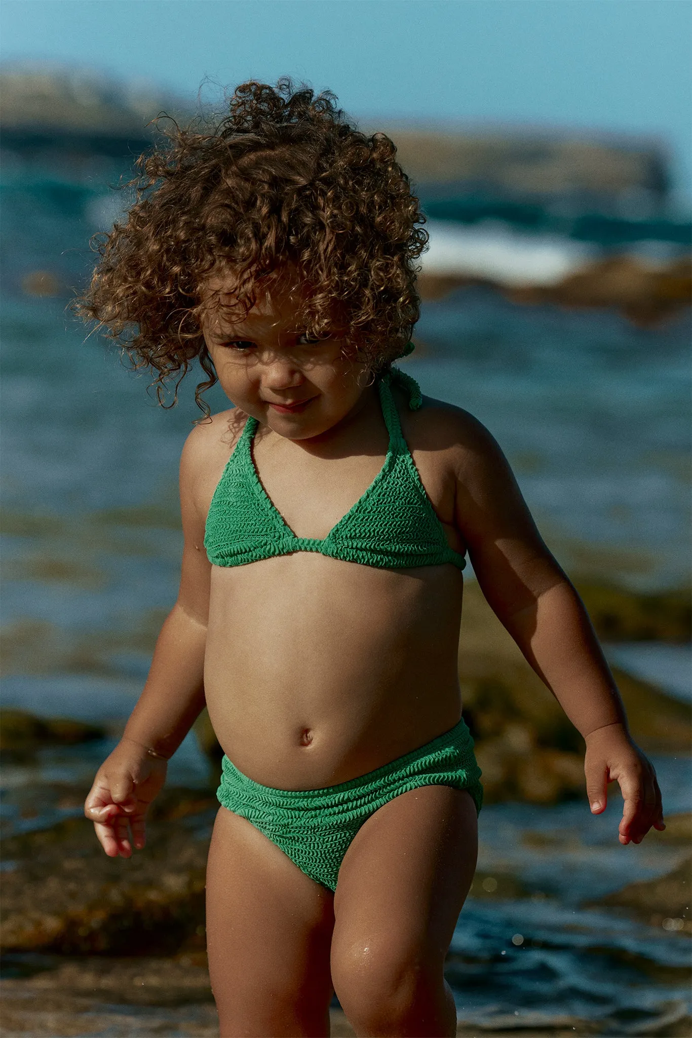 Palma Top & Seychelles Bottom Set - Pond Crinkle