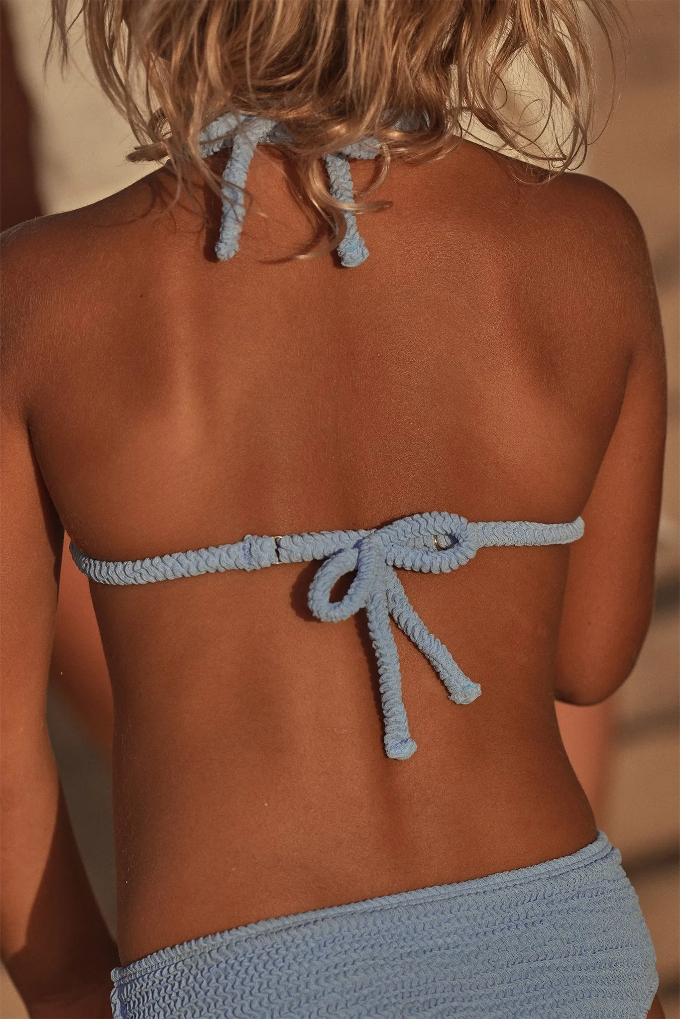 Palma Top & Seychelles Bottom Set - Pool Crinkle