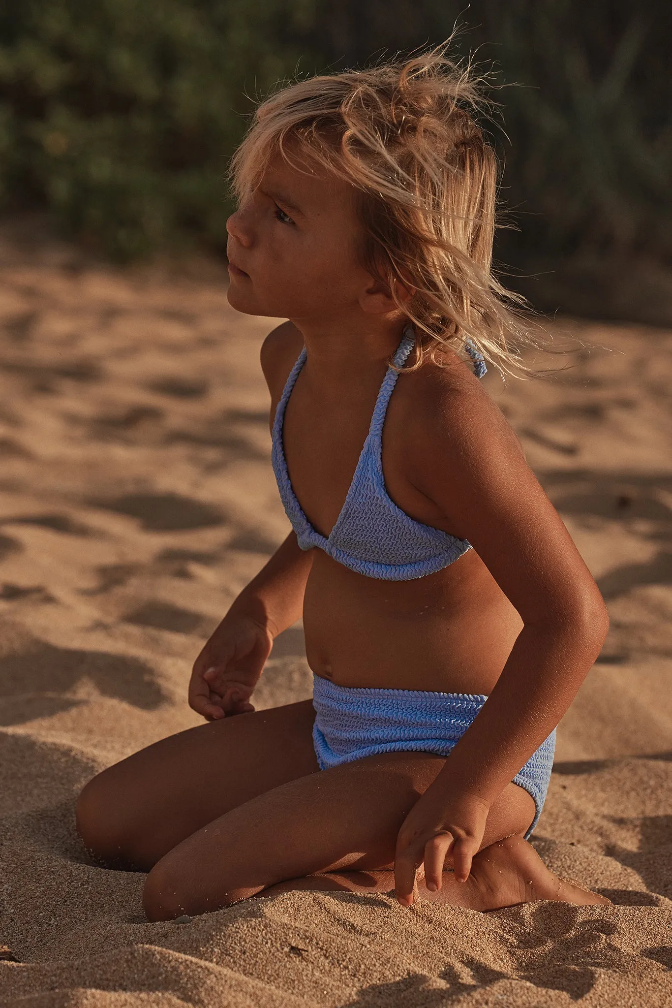 Palma Top & Seychelles Bottom Set - Pool Crinkle