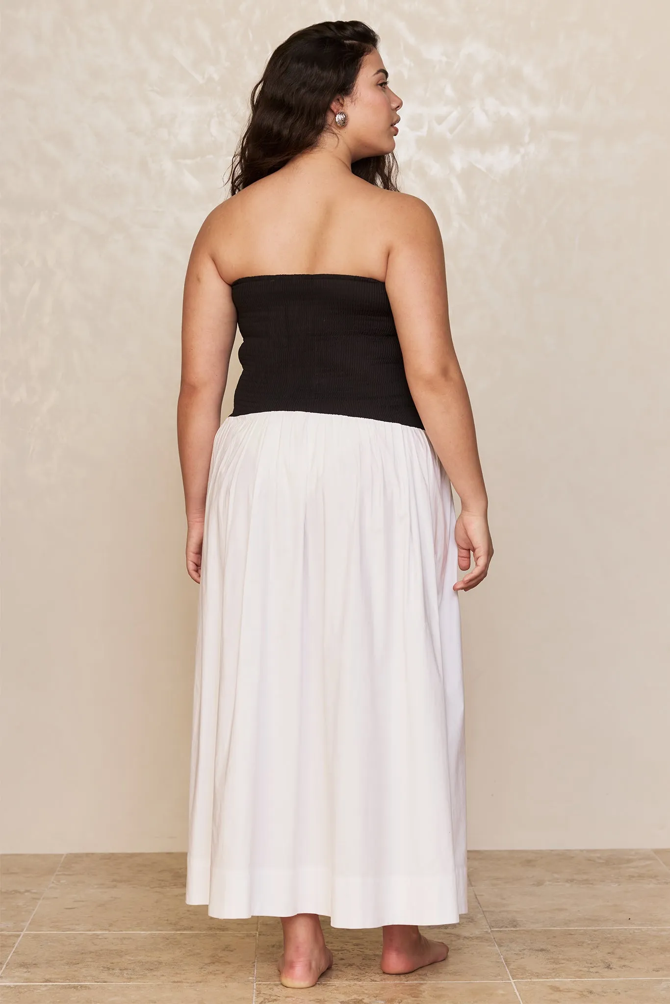Rio Dress - White/Black