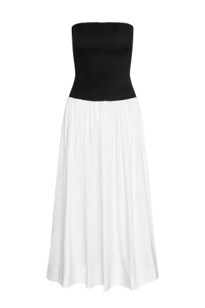 Rio Dress - White/Black
