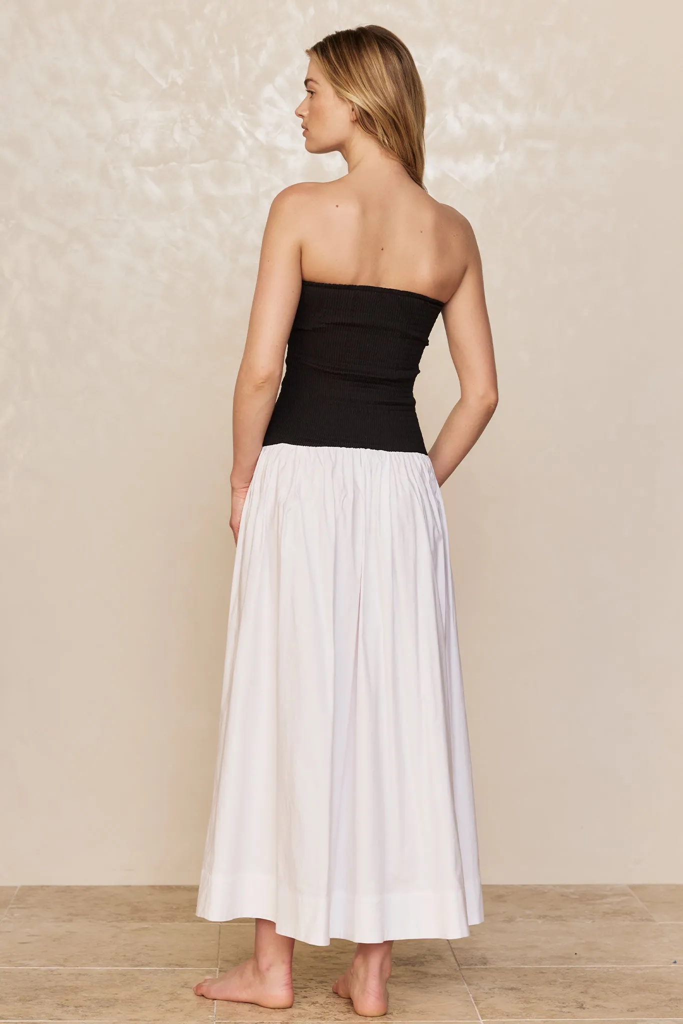 Rio Dress - White/Black