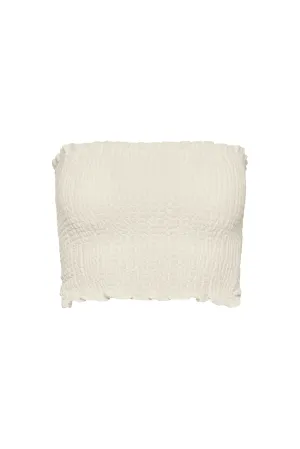 Rio Top - Ivory Crinkle Linen