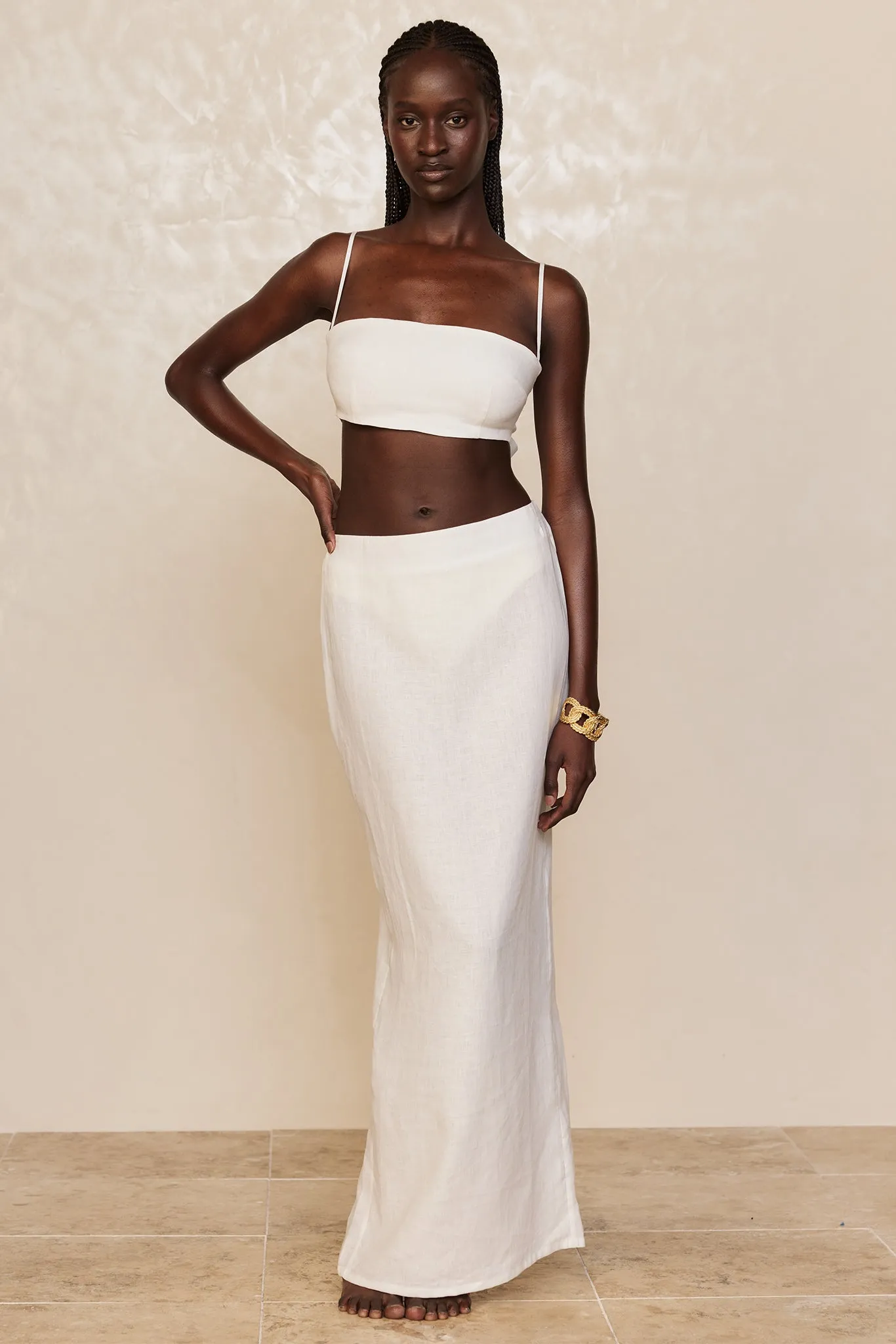 San Diego Top - White Linen