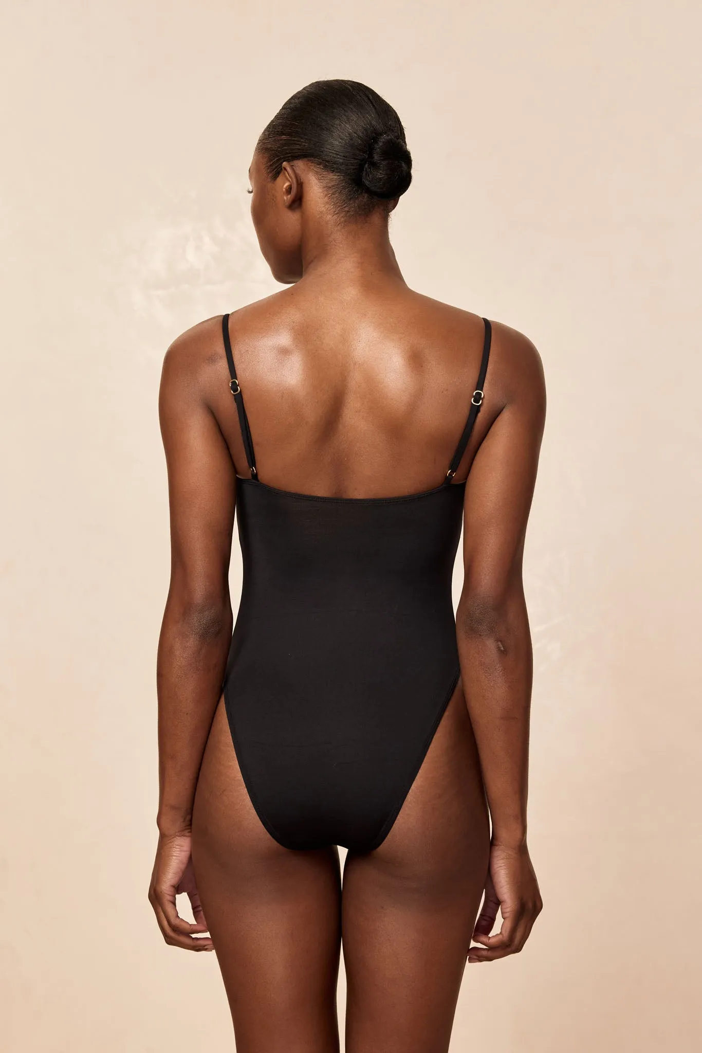 Sausalito One Piece - Black/Ivory