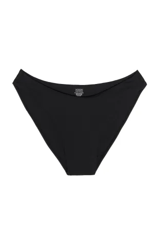 Seychelles Bottom - Black (Modest Coverage)