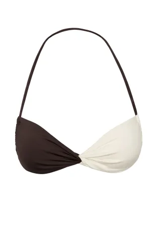 Tamarama Top - Espresso/Ivory
