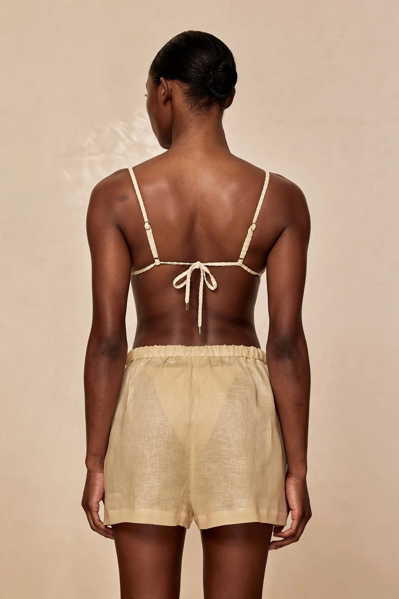 Tuscany Short - Vanilla Linen